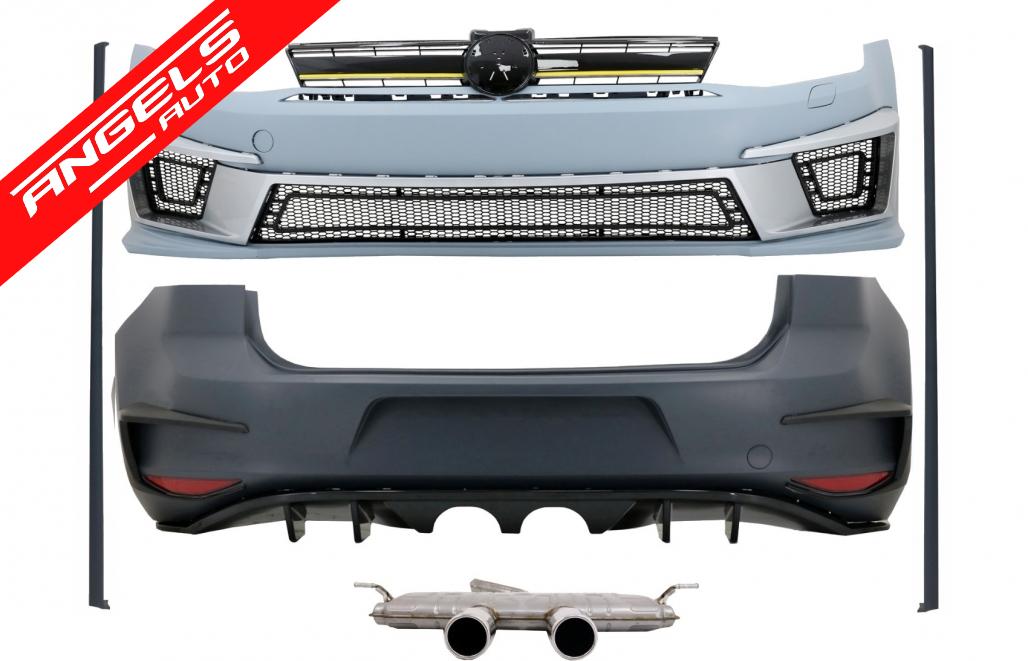 Pachet compatibil cu VW compatibil cu Golf 7 2012-2017 Kit R400 cu Sistem de evacuare