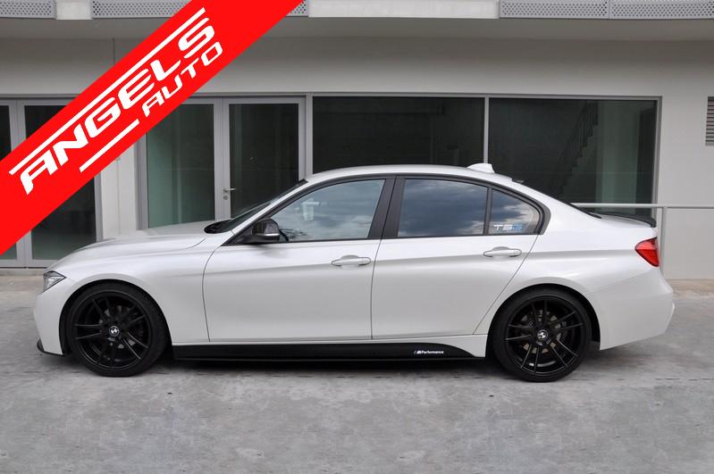 Pachet M compatibil cu BMW Seria 3 F30 2011+ Kit M-Performance cu Tobe M negre - imagine 7