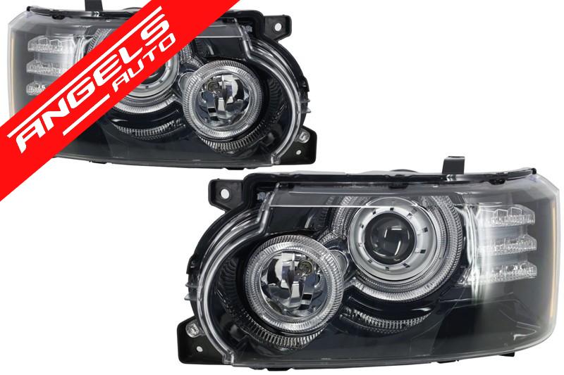 Pachet compatibil cu Range Rover Vogue (L322) (02-12) kit Autobiography cu Faruri - imagine 6