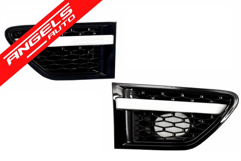 Pachet compatibil cu Range Rover Sport 05-13 Autobiography Negru Faruri si Stopuri - imagine 2