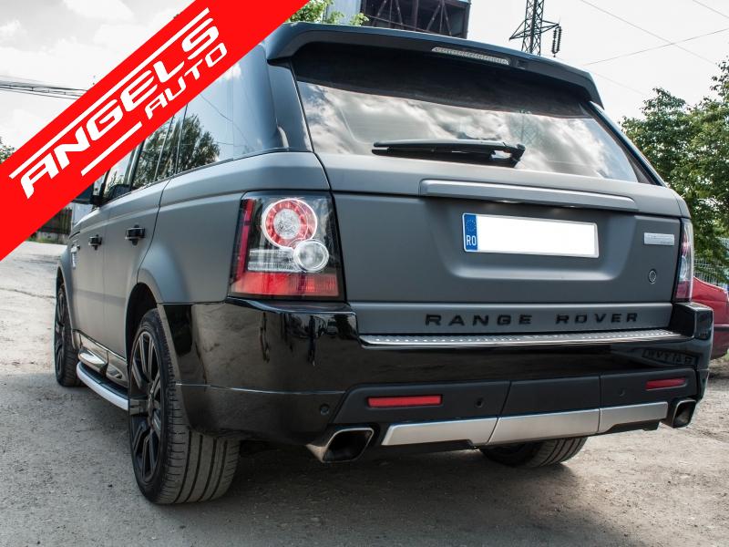 Pachet compatibil cu Range Rover Sport 05-13 Autobiography Negru Faruri si Stopuri - imagine 8