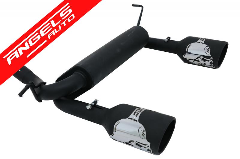 Toba Axle-Back compatibila cu Jeep Wrangler Rubicon JK 2007-2017 Metal Mulisha Look - imagine 2