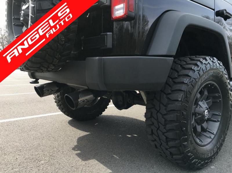 Toba Axle-Back compatibila cu Jeep Wrangler Rubicon JK 2007-2017 Metal Mulisha Look - imagine 7