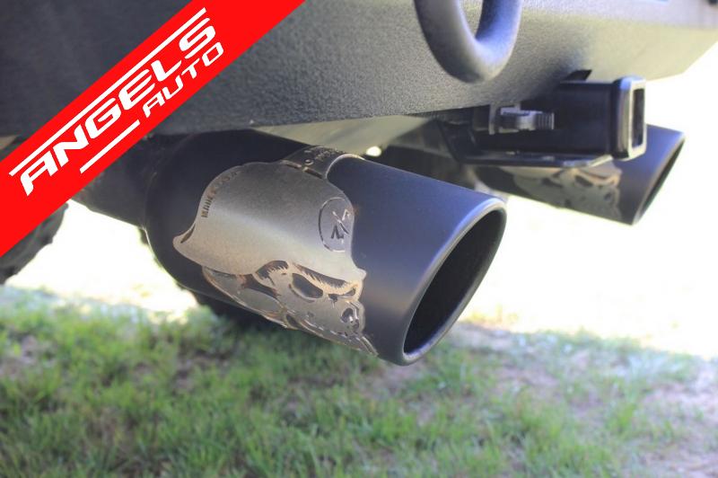 Toba Axle-Back compatibila cu Jeep Wrangler Rubicon JK 2007-2017 Metal Mulisha Look - imagine 8