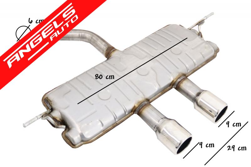 Sistem de evacuare compatibil cu VW compatibil cu Golf 7 VII (2013-2019) R 400 Design - imagine 5