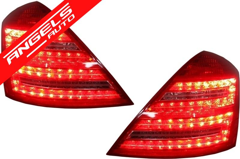 Pachet AMG compatibil cu Mercedes W221 S-Class (2005-2009) kit Cu tobe si Stopuri - imagine 5