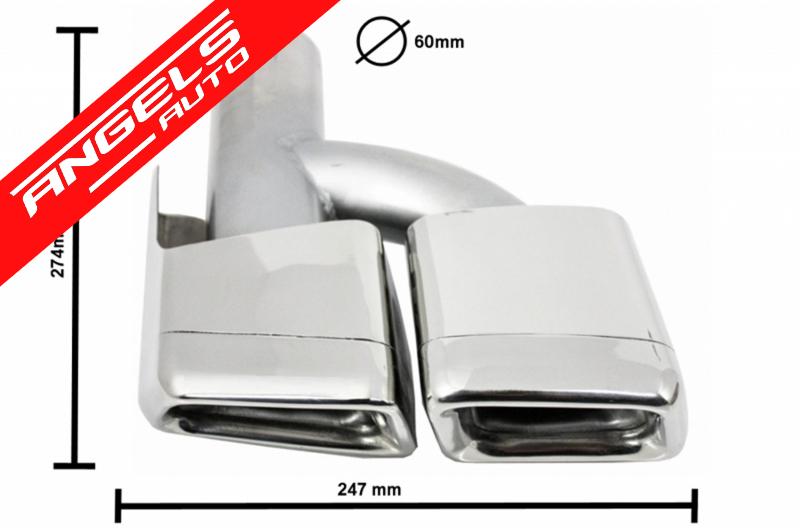 Pachet AMG compatibil cu Mercedes W221 S-Class (2005-2009) kit Cu tobe si Stopuri - imagine 8