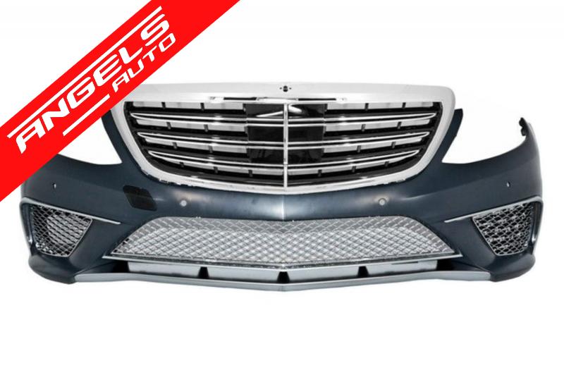 Bara Fata AMG compatibila cu Mercedes W222 S-Class (2013-up) S65 Completa cu Grila