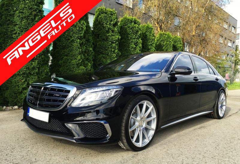 Bara Fata AMG compatibila cu Mercedes W222 S-Class (2013-up) S65 Completa cu Grila - imagine 7