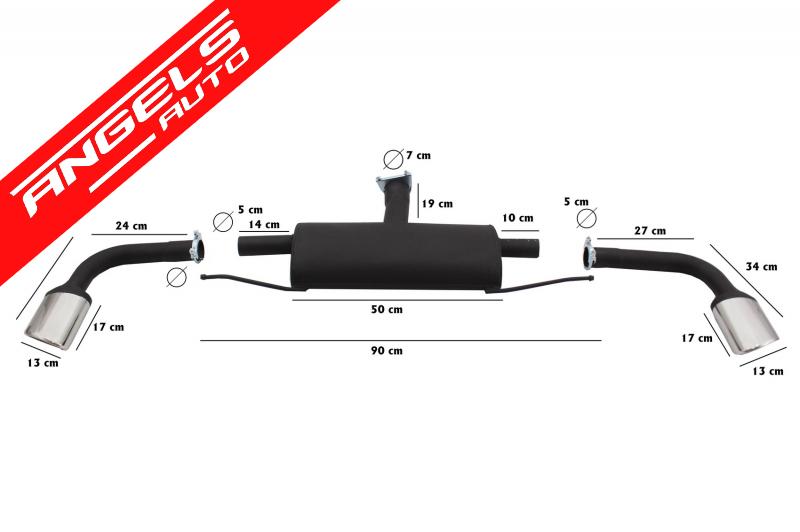 Sistem de Evacuare compatibil cu Audi TT 8J (2006-2014) - imagine 5