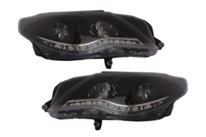 Faruri compatibile cu Passat CC LED Dayline 08-12 Negru DEPO