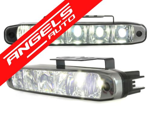 Lumini de zi TFL cu 5 hipower LED LxHxT 160x24x54mm negru