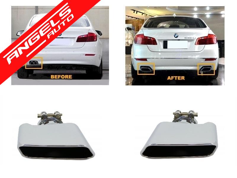Ornamente Tobe Evacuare compatibile cu BMW 5 Series F10 F11 F18 V8 LCI Design - imagine 4