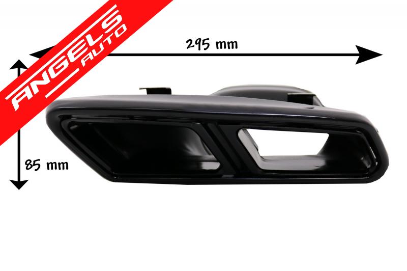 Tobe evacuare compatibile cu Mercedes W222 W212 CLS W218 AMG Design Black Exclusive - imagine 4