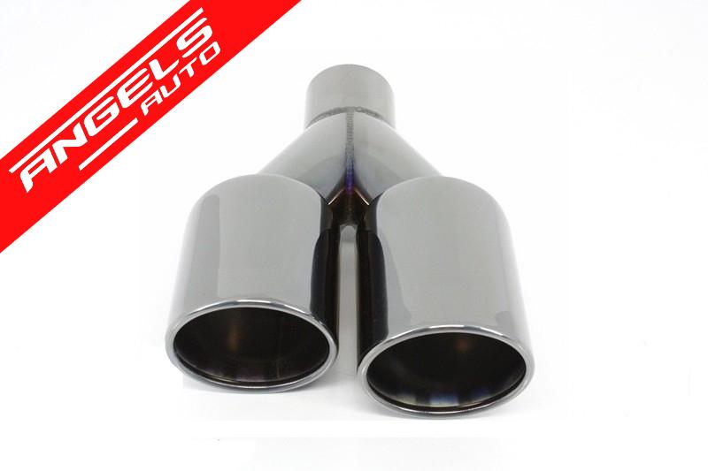 Ornamente Tobe Evacuare compatibile cu BMW 5 E60 F10 M3 M5 M-Power Negre - imagine 3