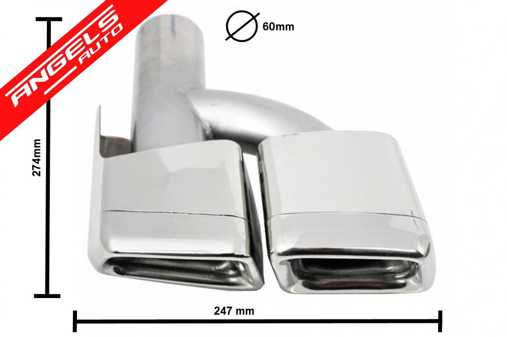 Ornamente tobe Tipsuri compatibile cu Mercedes S-class E-class AMG W221 W212 CLS - imagine 4