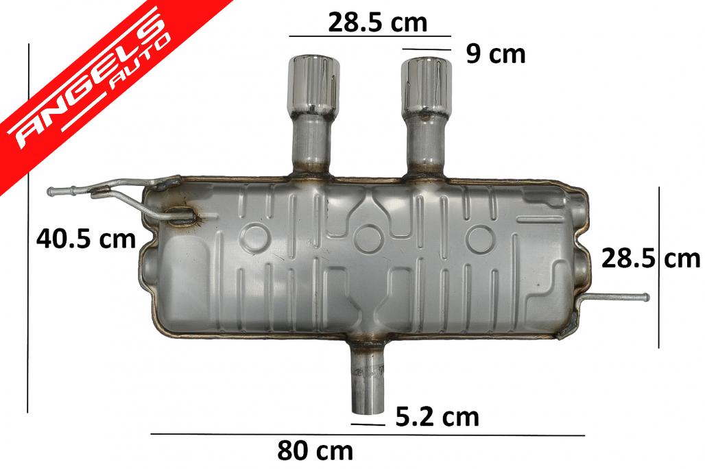 Sistem Evacuare compatibil cu VW Golf 5 R32 (2003-2007) & Golf 6 R20 (2008-2013) - imagine 3