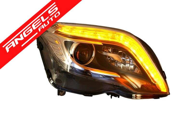 Faruri Facelift compatibile cu Mercedes GLK X204 (2013-2015) Xenon - imagine 2
