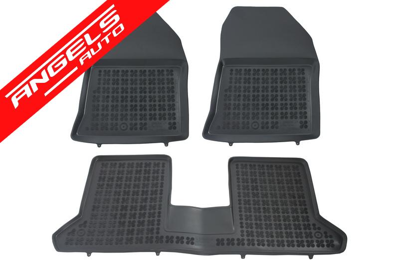 Covorase Presuri Auto Negru din Cauciuc compatibile cu Dacia Dokker 2012+.