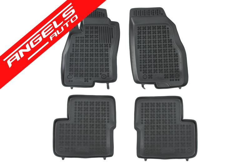 Covorase Presuri Auto Negru din Cauciuc compatibile cu Fiat Grande Punto 2005-.