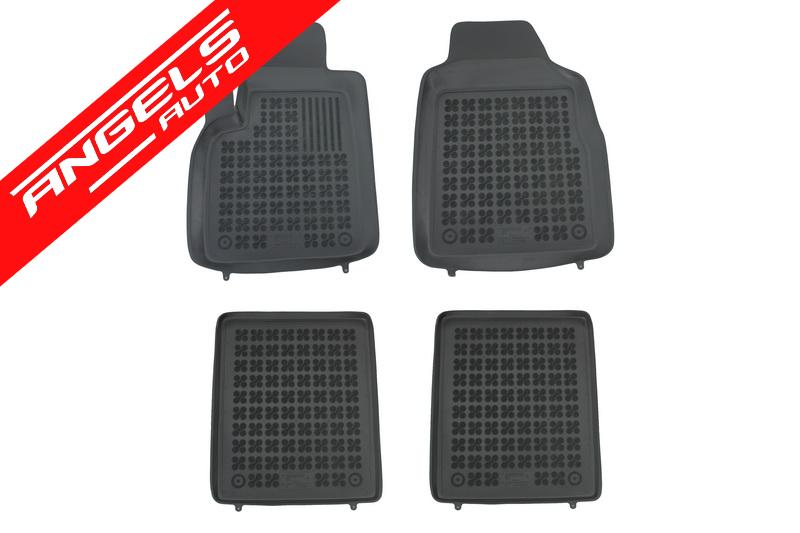 Covorase Presuri Auto Negru din Cauciuc compatibile cu Fiat Panda II 2003-2012/