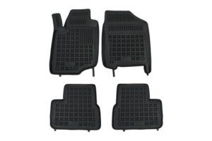 Covorase Presuri Auto Negru din Cauciuc compatibile cu PEUGEOT 207 2006-.