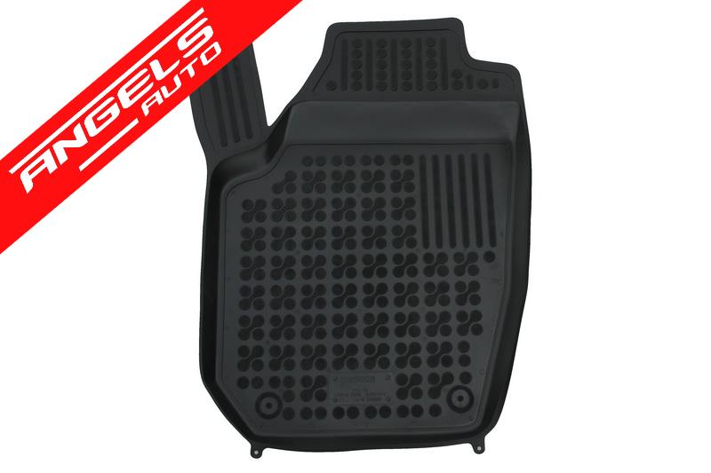 Covorase Presuri Auto Negru din Cauciuc compatibile cu Skoda Fabia II 2007-2014 - imagine 2