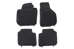 Covorase Presuri Auto Negru Cauciuc compatibile cu Skoda Superb II 2008-2015.