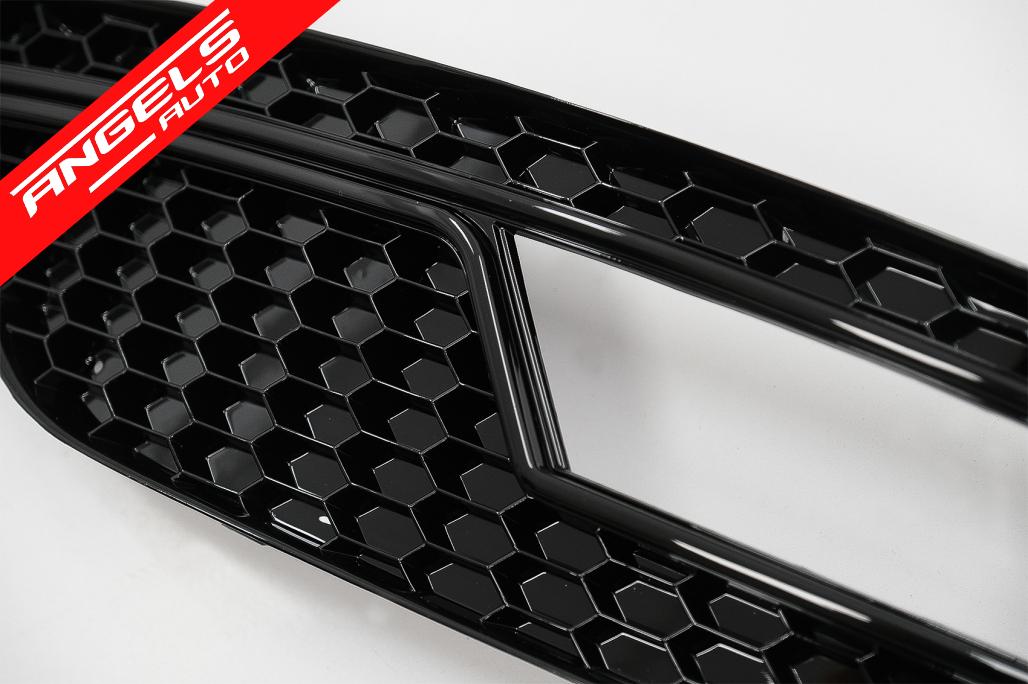 Grile Model RS Pentru Bara Fata compatibile cu Audi A4 B8 Facelift (2012-up) RS4 Negru - imagine 3