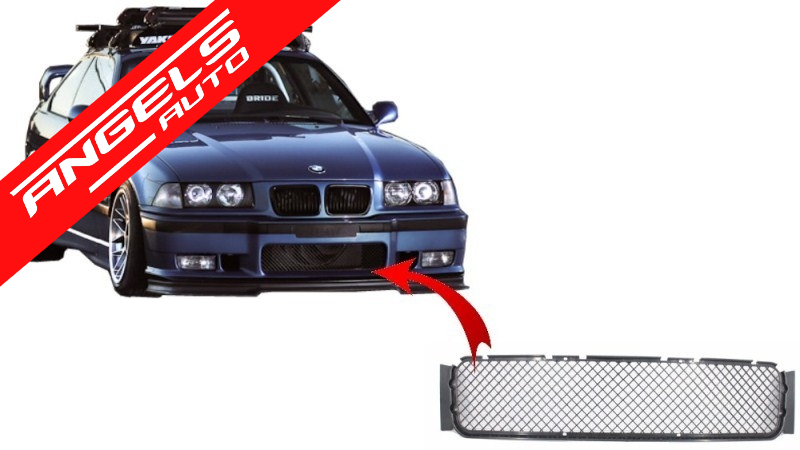 Grila Central Bara Fata M3 compatibila cu BMW E36 Seria 3 1992-1997 M3 Design - imagine 6
