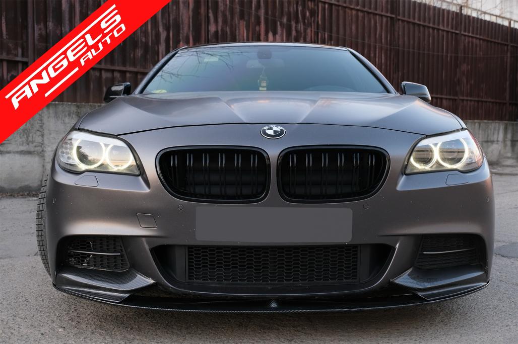 Prelungire Bara Fata Carbon compatibila cu BMW Seria 5 F10 (2011-2014) M-Performance - imagine 8