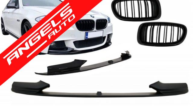 Prelungire Bara Fata cu grile compatibila cu BMW F10 F11 2011-2017 M-Performance