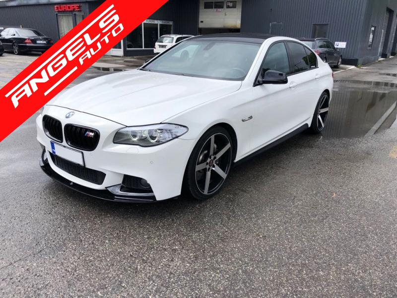 Prelungire Bara Fata cu grile compatibila cu BMW F10 F11 2011-2017 M-Performance - imagine 8