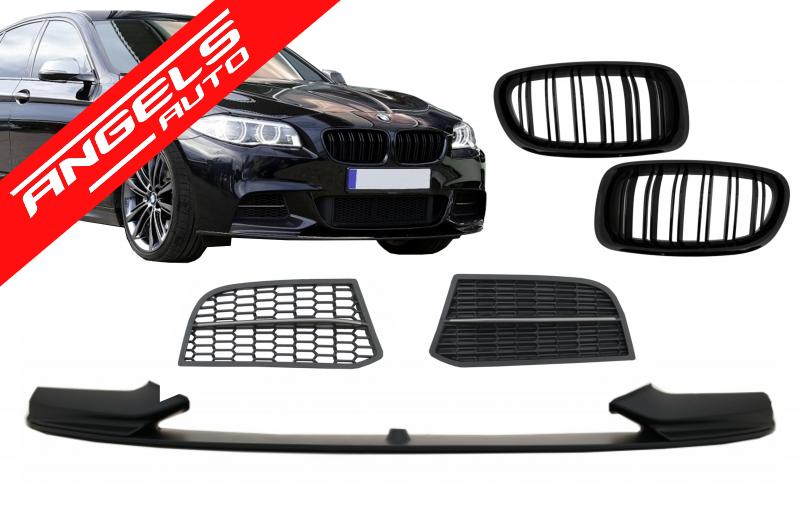 Prelungire Bara Fata compatibila cu BMW F10 F11 2011+ cu Grile M-Performance M550 - imagine 8