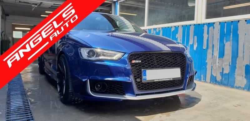 Bara Fata compatibila cu Audi A3 8V (2012-2015) Sedan Convertible RS3 Brilliant Black - imagine 7