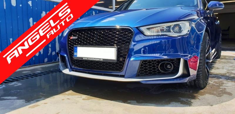 Bara Fata compatibila cu Audi A3 8V (2012-2015) Sedan Convertible RS3 Brilliant Black - imagine 6