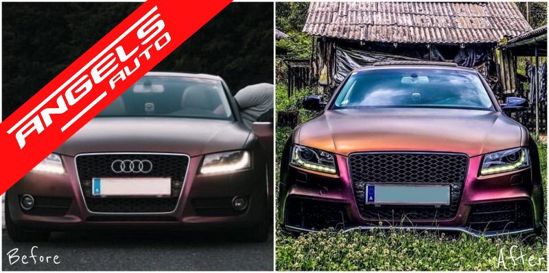 Bara Fata RS compatibila cu Audi A5 8T (2008-2011) RS Design - imagine 6