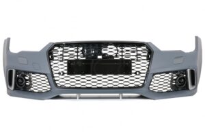 Bara Fata compatibila cu Audi A7 4G Facelift (2015-2018) RS7 cu Grile Negru Lucios
