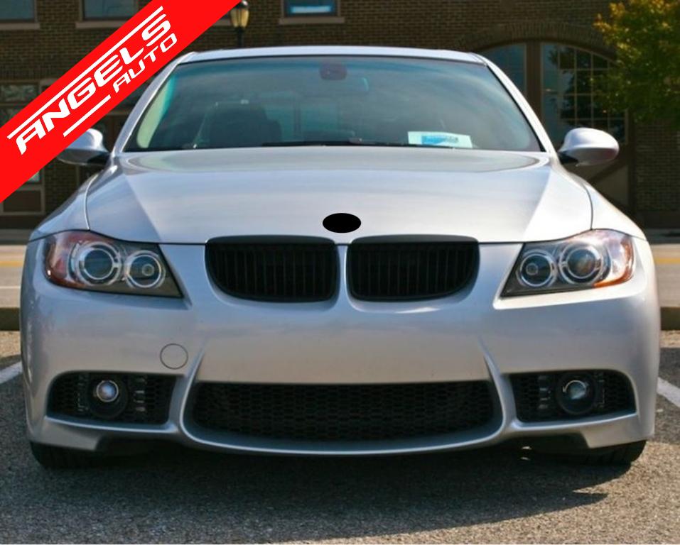 Bara Fata M compatibila cu BMW Seria 3 E90 Sedan E91 (04-08) M3 cu gauri PDC - imagine 2