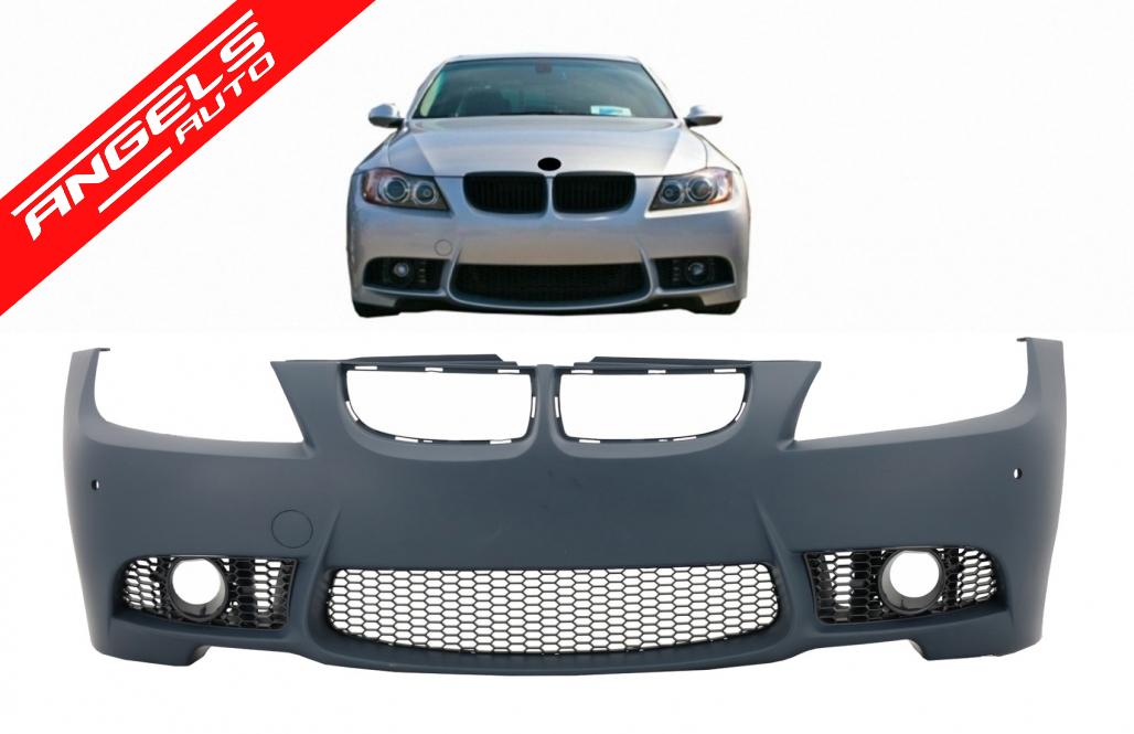 Bara Fata M compatibila cu BMW Seria 3 E90 Sedan E91 (04-08) M3 cu gauri PDC - imagine 8
