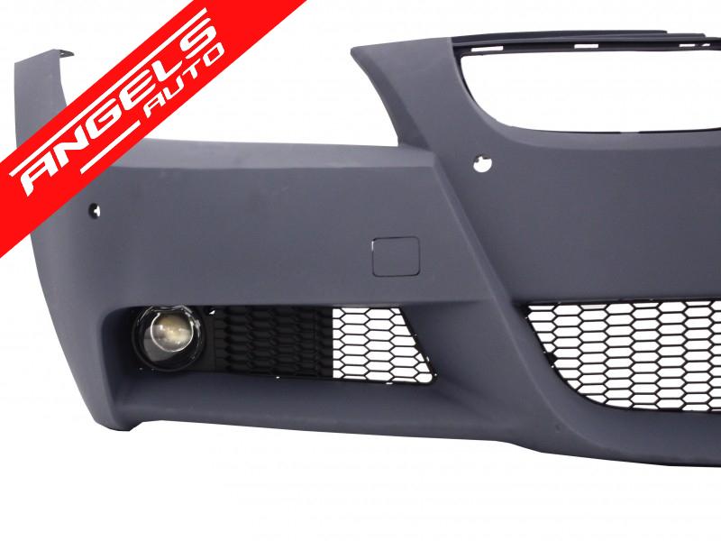 Bara Fata M compatibila cu BMW Seria 3 E90 E91 2004-2008 M-tech Cu Gauri PDC - imagine 6