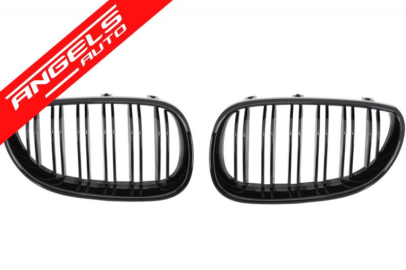 Bara Fata M compatibila cu BMW Seria 5 E60 (2003-2007) M5 PDC 24mm Cu Grile Duble - imagine 5