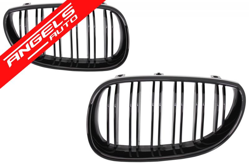 Bara Fata M compatibila cu BMW Seria 5 E60 (2003-2007) M5 PDC 24mm Cu Grile Duble - imagine 6