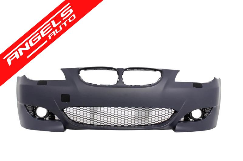 Bara Fata M5 compatibila cu BMW Seria 5 E60 03-10 M5 Fara PDC Cu Grile Duble M - imagine 2