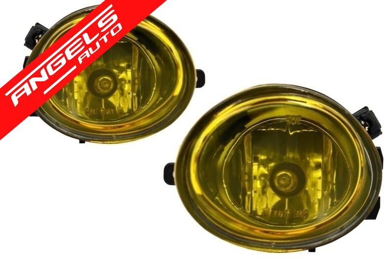 Bara Fata M compatibila cu BMW Seria 3 E46 4D M-technik cu Proiectoare Galbene - imagine 4