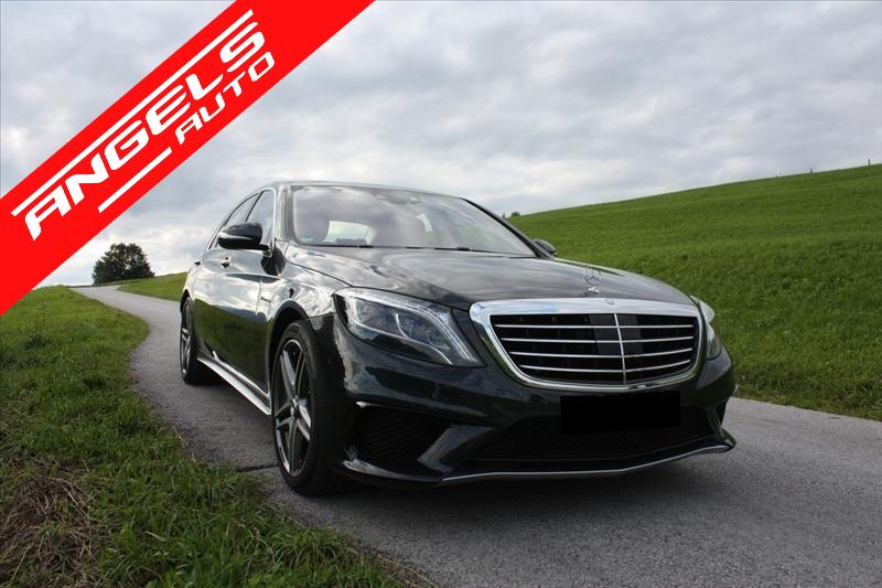 Bara Fata AMG compatibila cu Mercedes W222 S-Class 2013-up S63 AMG Completa cu Grila - imagine 4
