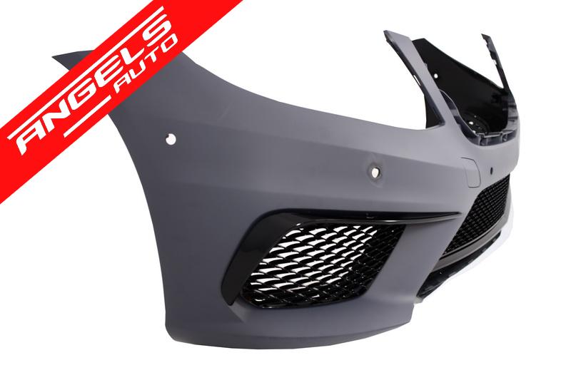 Bara Fata compatibila cu Mercedes W222 S-Class 2013+ S63 AMG Grile si Rame Negre - imagine 4