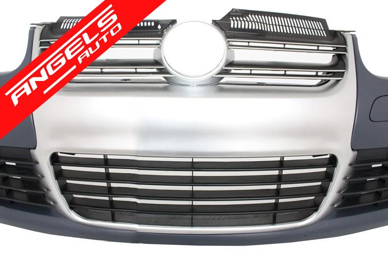 Bara Fata compatibila cu Golf 5 (2003-2007) Jetta (2005-2010) R32 Aluminiu Look - imagine 3