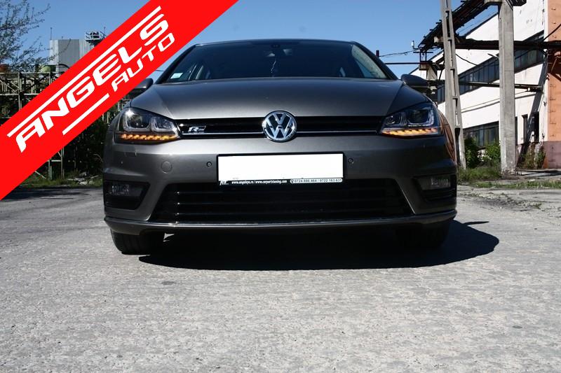 Bara Fata R compatibila cu VW compatibila cu Golf 7 13-17 Rline cu Faruri 3D LED Semnalizare Dinamic - imagine 7