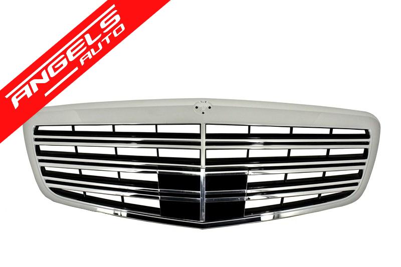 Bara Fata AMG compatibila cu Mercedes W221 S-Class S63 S65 05-12 Completa cu Grila - imagine 5